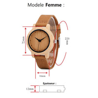 Montre Bois Couple