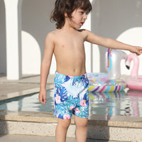 short de bain bleu garçon