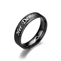 Bague His Angel Her Demon