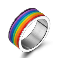 alliance arc-en-ciel bijou