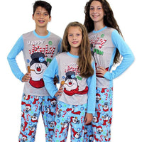 Pyjama Snowman Bleu