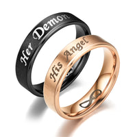 Bague His Angel Her Demon