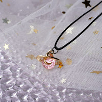 collier pendentif planète