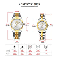 Montre Couple Homme Femme