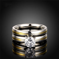 bague large femme argent or