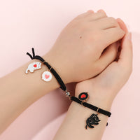 Bracelet pour 2 chats aimantés