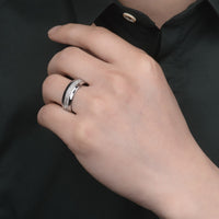 Bague Duo Acier