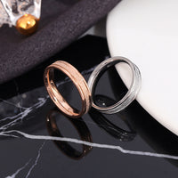 lot d'alliances argent or rose