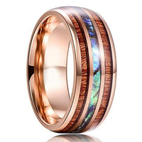 bague en bois mariage femme