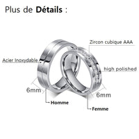 Bague Couple Personnalisable