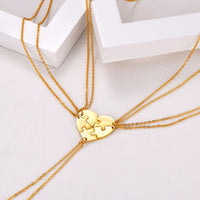 Collier avec 5 Cœurs Personnalisé