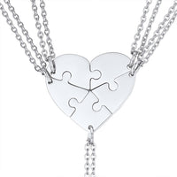 Collier avec 5 Cœurs