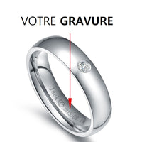 bague femme gravure intérieure