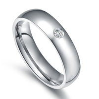 bague anneau acier femme pas cher