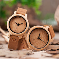 montre bois bambou