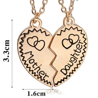 Collier Coeur Brisé "Mother Daughter"