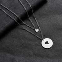 Collier Maman-Filles Coeur Séparé