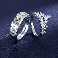 bague couronne pas cher femme