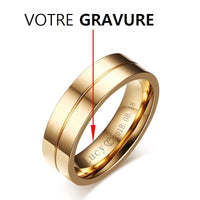 bague anneau personnalisable