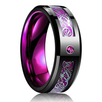 Bague Tungstène Homme Femme
