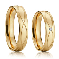 Bague Fiançailles Gravure Infini