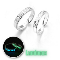 Bague Player 1 Player 2 (Lumineuse)