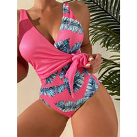 maillot de bain une pièce palmiers