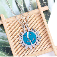 Collier Soleil turquoise pour 2