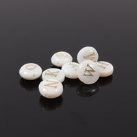 Bracelet Perle Blanche Lettre