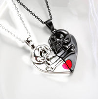 Collier Coeur Gothique Amitié
