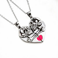 Collier Coeur Gothique Amitié