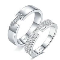 Alliance Mariage Couple Argent