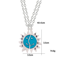 Collier Soleil turquoise pour 2
