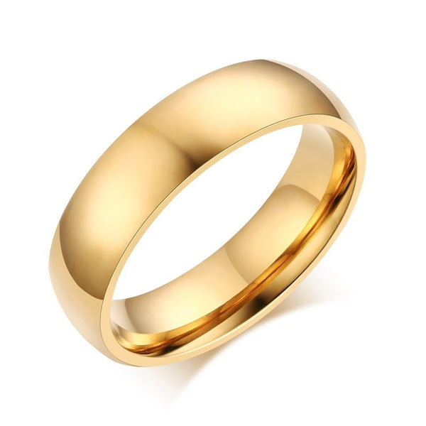 anneau doré pour homme