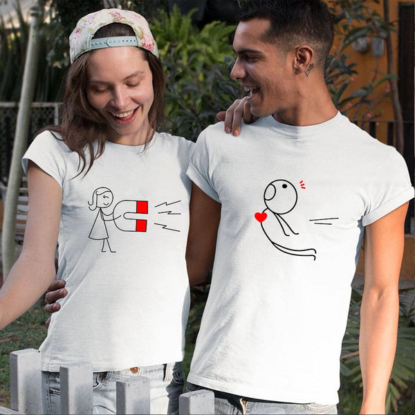 T-Shirt Dessin Humoristique Couple