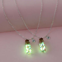 Collier fiole en Verre BFF