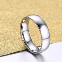 bague homme argenté