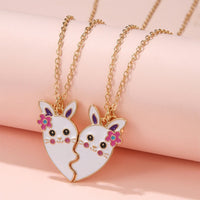 Collier lapin pas cher pour 2