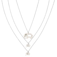 Collier Eléphant et éléphanteaux