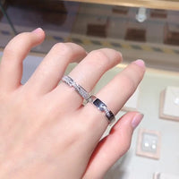 Alliance Mariage Couple Argent