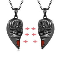 Collier Coeur Gothique Amitié