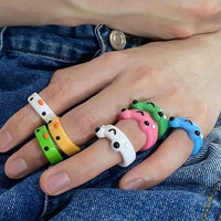 bague en résine fantaisie