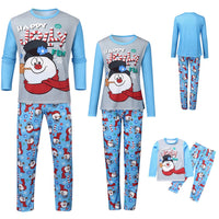 Pyjama Snowman Bleu