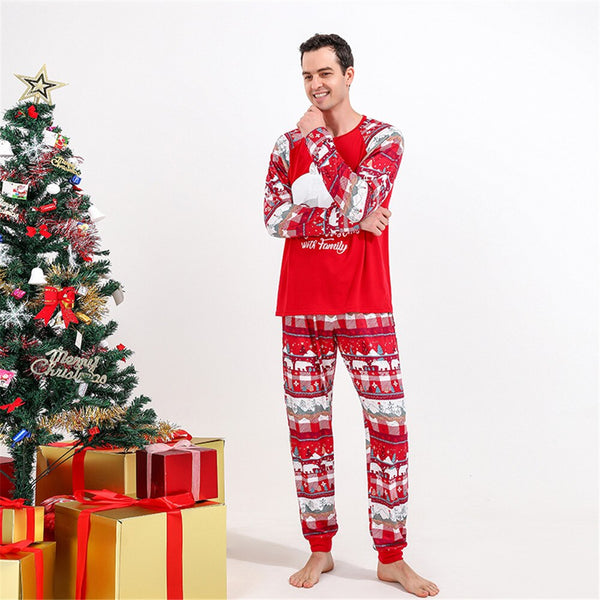Pyjama Christmas Family