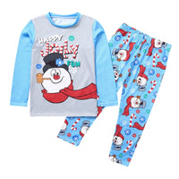 Pyjama Snowman Bleu