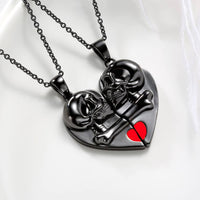 Collier Coeur Gothique Amitié