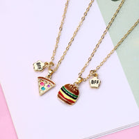 Collier Burger Pizza Amitié