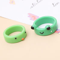 bague plastique femme