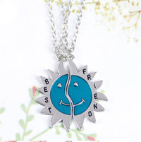 Collier Soleil turquoise pour 2