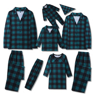 pyjama carreaux bleu famille